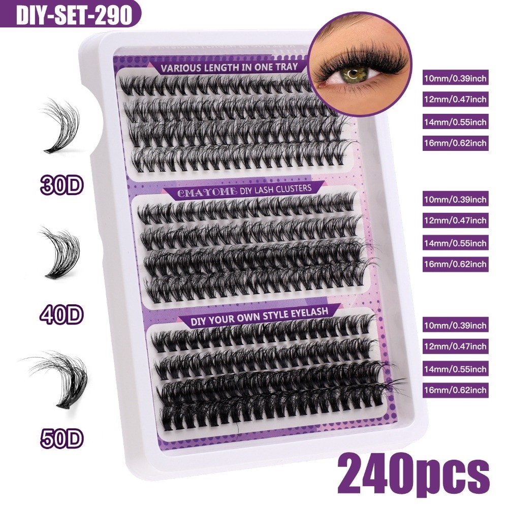 Eyelash Extension Natural Look - Cílios Postiços com Aparência Natural, Estilo