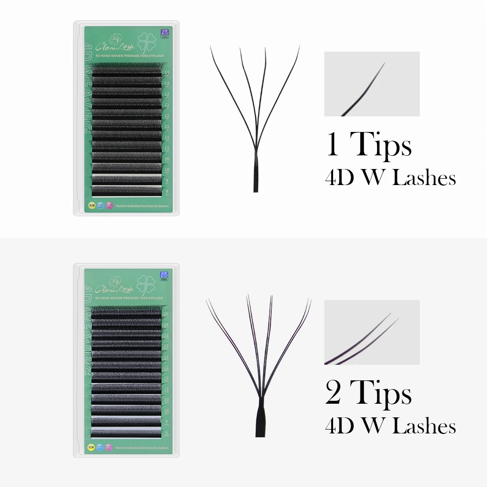 Glamlash 4d w forma extensões  - Eyelash Extension For Asian Eyes avaliação e preço