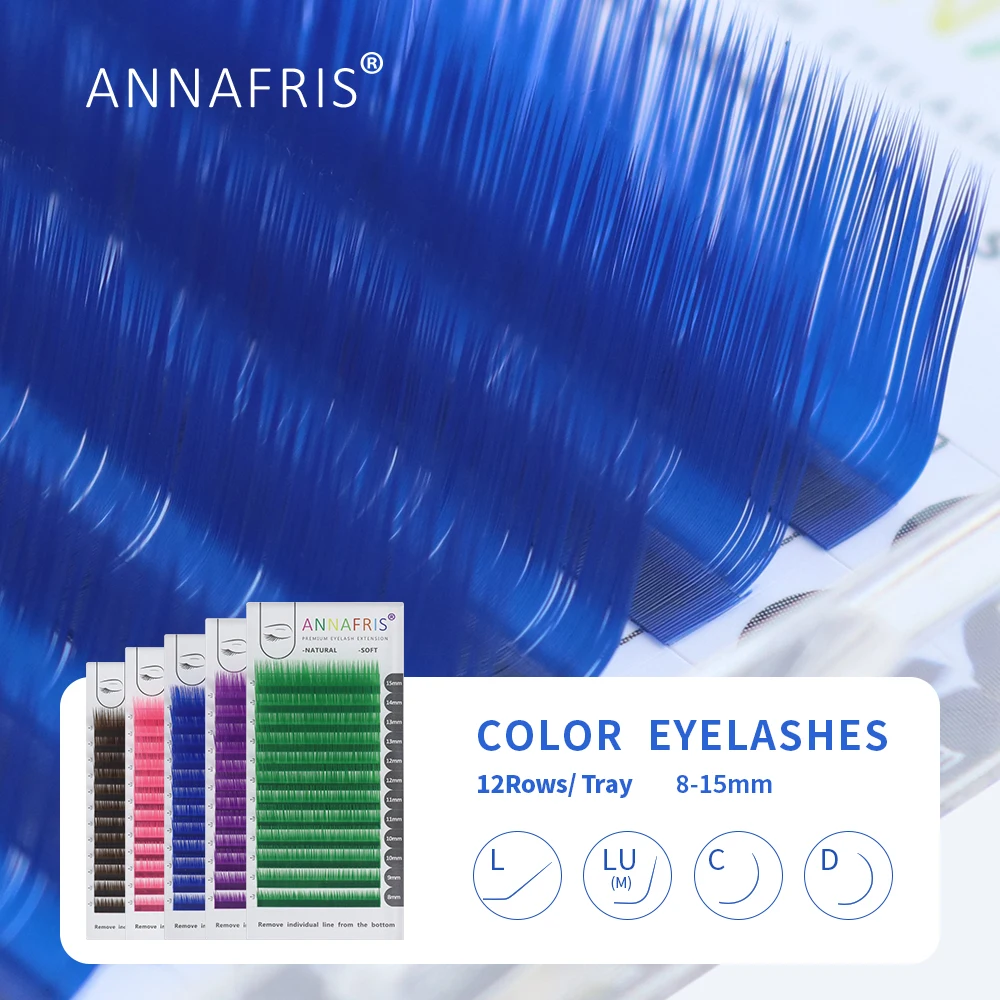 ANNAFRIS-Extensão dos Cílios C - Eyelash Extension Russian avaliação e preço