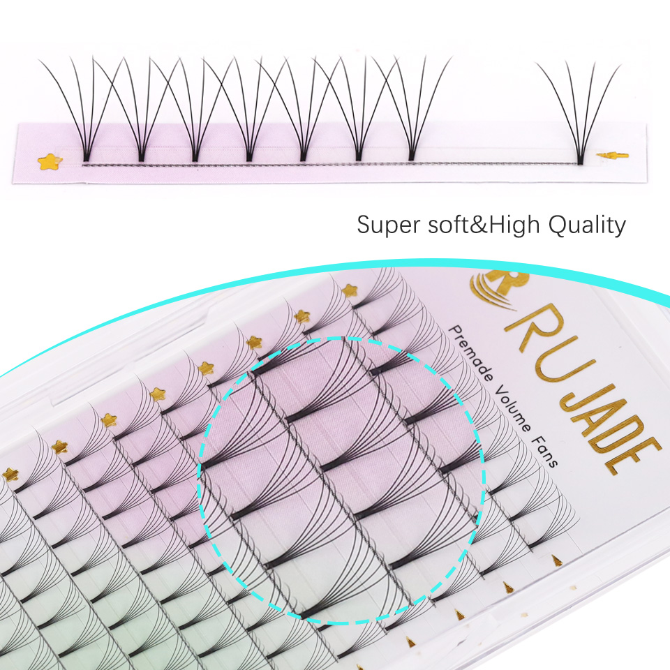 Rujade Cílios Postiços Pré-Mon - Eyelash Extension Russian avaliação e preço